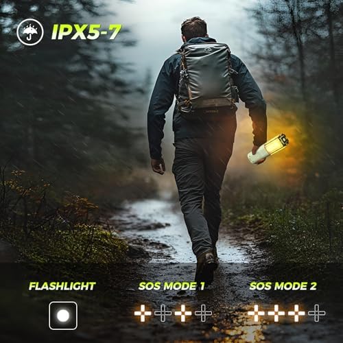 Telescopic Camping Lights Rechargeable 14000 mAh Led Multifunction Magnetic Lanterns Job Site Lighting Cordless, alternate