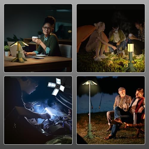Telescopic Camping Lights Rechargeable 14000 mAh Led Multifunction Magnetic Lanterns Job Site Lighting Cordless, alternate