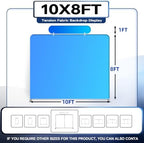 Tension Fabric Trade Show Booth Backdrop with Side Panels, Aluminum Frame Fabric, Portable Exhibition Display, alternate view