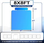 Tension Fabric Trade Show Booth Backdrop with Side Panels, Aluminum Frame Fabric, Portable Exhibition Display, alternate view