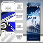 Tension Fabric Trade Show Booth Backdrop with Side Panels, Aluminum Frame Fabric, Portable Exhibition Display, alternate view