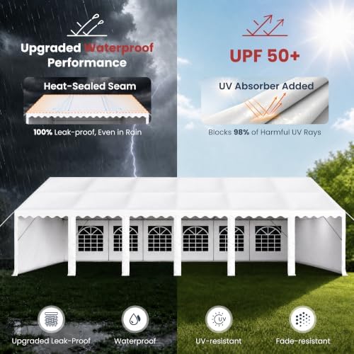 Tent for Party 20x40ft, Wedding Event Heavy Duty Parties Tents in 20x40ft, alternate view 3