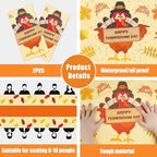 Thanksgiving Decorations - Thanksgiving Tablecloth | Thanksgiving Table Decor Indoor Outdoor Outside, alternate view 5