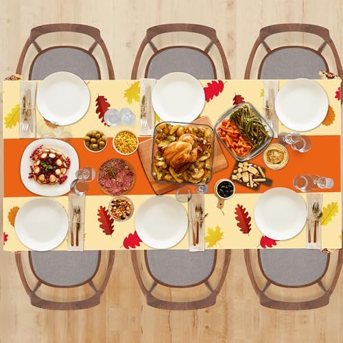 Thanksgiving Decorations - Thanksgiving Tablecloth | Thanksgiving Table Decor Indoor Outdoor Outside, alternate view 6