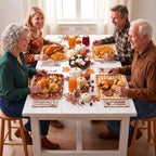 Thanksgiving Fall Serving Trays, Serving Platters, 4Pack 13x10Inch in Large in 4Pcs Fall, alternate view 6