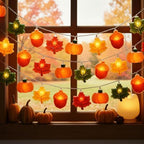 Thanksgiving String Lights,10FT 20LED Fall Decor Lights Battery Operated Waterproof Hang Autumn Fairy Light for