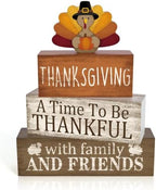 Thanksgiving Table Decorations for Home Wooden Signs, Turkey Centerpieces in Turkey.Pumpkin