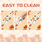 Thanksgiving Tablecloth, 3 Pack Disposable Plastic Tablecloth 54" x 108" Thanksgiving Decorations, Autumn Maple, alternate