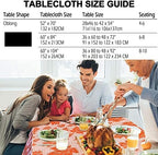 Thanksgiving Tablecloth 60 × 104 Inch for 8-10 Seats Maples Leaves Lace in 60 × 104 Inch, alternate view 2