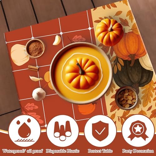 Thanksgiving Tablecloth - Thanksgiving Decorations, alternate view 5