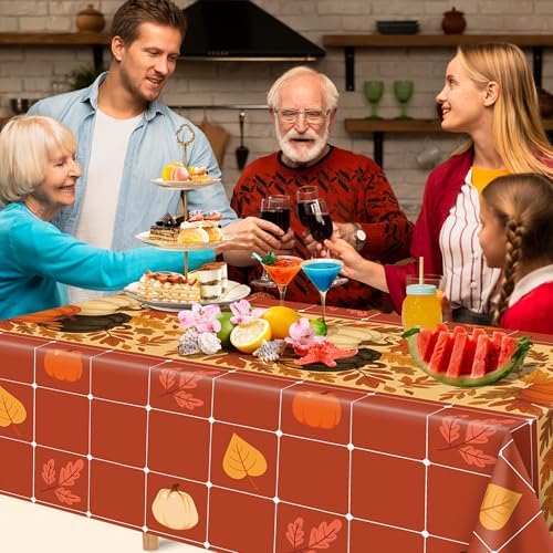 Thanksgiving Tablecloth - Thanksgiving Decorations, alternate view 6