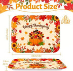 Thanksgiving Turkey Serving Platters, Serving Trays, 3 Pack, 13x10 in Large in 3Pcs Thanksgiving Turkey, alternate view 3