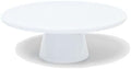 The Cake Stand -10" Ceramic Pedestal Cake Stand with Gloss Finish - Modern Display for Cakes, Cupcakes, Cookies