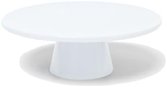 The Cake Stand -10" Ceramic Pedestal Cake Stand with Gloss Finish - Modern Display for Cakes, Cupcakes, Cookies