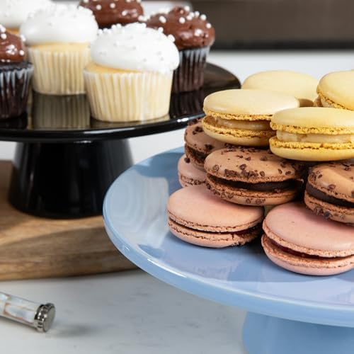 The Cake Stand -10" Ceramic Pedestal Cake Stand with Gloss Finish - Modern Display for Cakes, Cupcakes, Cookies, alternate