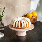 THE Cake Stand, 10 Inch Ceramic Pedestal Dessert Stand, Periwinkle in Periwinkle, alternate view 7
