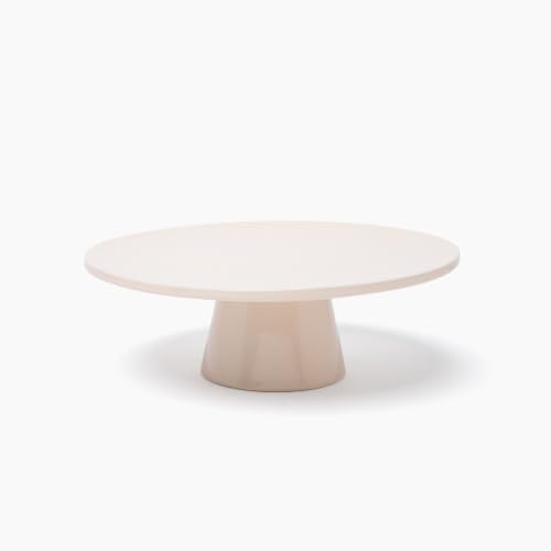 THE Cake Stand - 10 Inch Gloss Ceramic Pedestal Cake Stand, Modern Footed Dessert Stand for Cakes, Cupcakes