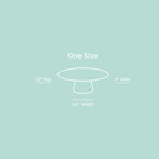 THE Cake Stand - 10 Inch Gloss Ceramic Pedestal Cake Stand, Modern Footed Dessert Stand for Cakes, Cupcakes, alternate view 7