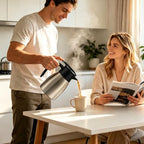 Thermal Coffee Carafe for Keeping Hot - 34OZ Insulated Small Coffee Pot, alternate view 2