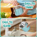 Thermo for Hot Food Kids - 15.2oz with Folding Spoon and Silicone handle, alternate view 3