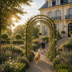 Thickened Tube 3-Layer, 88" H x 63" W x 44.5" D, Garden Arch Trellis Tunnel, Heavy Duty Metal Arbor for Climbing, alternate