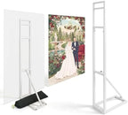 Thickened Wedding Backdrop Stand Heavy Duty Metal Arch with Weight Bag