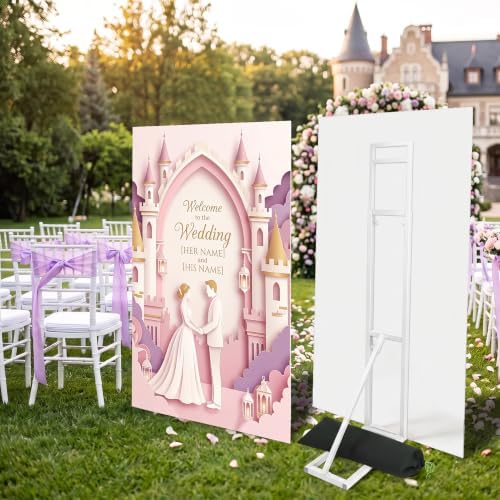 Thickened Wedding Backdrop Stand Heavy Duty Metal Arch with Weight Bag, alternate view 2