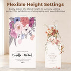 Thickened Wedding Backdrop Stand Heavy Duty Metal Arch with Weight Bag, alternate view 4