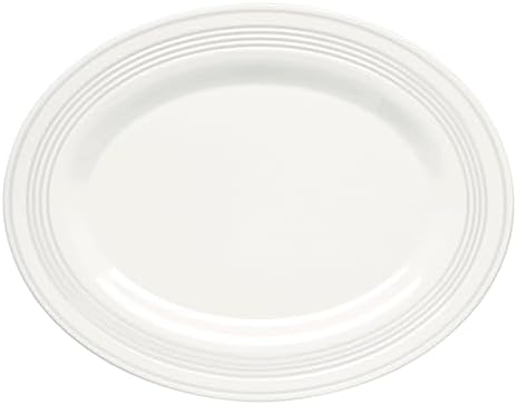 Tin Can Alley 16-Inch Oval Platter, White -, 3.50 LB in White