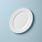 Tin Can Alley 16-Inch Oval Platter, White -, 3.50 LB in White, alternate view 3