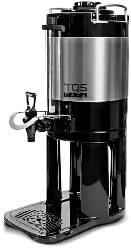 TQS CAFE Commercial Coffee Dispenser with Stand, 1.5 Gallon (6L)