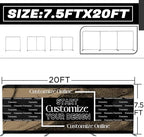 Trade Show Backdrop 7.5x20 FT - Double Sided Tension Fabric Display Stand for Exhibition Booth, Business Event &, alternate