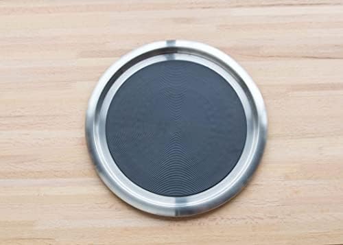 Tray, Built in Non-Slip Rubber Inserts, 14", Stainless Steel, alternate view 3
