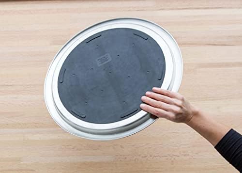 Tray, Built in Non-Slip Rubber Inserts, 14", Stainless Steel, alternate view 4