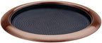 Tray with Removable Insert, 9" Round, Stainless Steel
