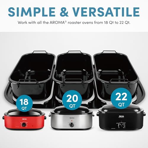 Triple Buffet Server Accessory for Aroma 18-Qt., 20-Qt., and 22-Qt. Roaster Ovens, alternate view 4