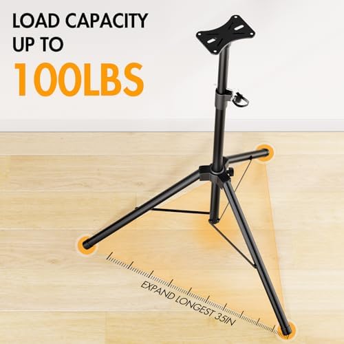 Tripod Speaker Stands Pair,35''to 69'' PA DJ Tripod Stand, alternate view 5