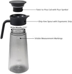 Tritan Leakproof Pitcher with Lid - 2L/68OZ Shatterproof Water Jug for Iced Tea, Soda & Hot Drinks, Fridge, alternate view 3