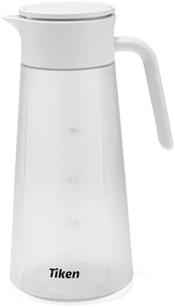 Tritan Leakproof Pitcher with Lid - 2L/68OZ Shatterproof Water Jug for Iced Tea, Soda & Hot Drinks, Fridge