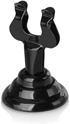 Triton Harp Clip Place Card Holder, Black in Black, alternate view 3