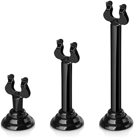 Triton Harp Clip Place Card Holder, Black in Black, alternate view 4