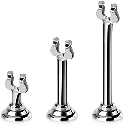 Triton Harp Clip Place Card Holder, Silver in Silver, alternate view 4