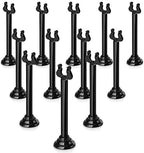 Triton / Ring-Clip Table Number Holder / Place Card Stand, 4 Inch, Black Finish, Set of 12 in Black