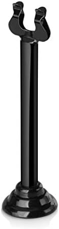 Triton / Ring-Clip Table Number Holder / Place Card Stand, 4 Inch, Black Finish, Set of 12 in Black, alternate view 3