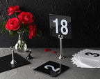 Triton / Ring-Clip Table Number Holder / Place Card Stand, 4 Inch, Black Finish, Set of 12 in Black, alternate view 6