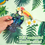 Tropical Banner Hawaiian Garland 2 Pack 6.6FT, Luau Party Decorations, Hawaiian Decorations with Palm Leaves &, alternate