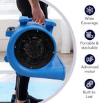 True 1 HP 4000 CFM 3-Speed Air Mover Blower Fan, All-Copper Motor, alternate view 5