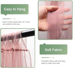 Tulle Backdrop Curtain with Lights 10x10FT Dusty Rose Sheer Curtains in 10x10FT, alternate view 5