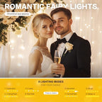 Tulle Curtain Backdrop with 300 LED Fairy Lights for Parites Wrinkle-Free Sheer Curtain Drapes Photo Back Drop, alternate