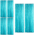 Turquoise Sequin Backdrop Curtain 6 Panels 2FTx8FT Glitter Turquoise Background Drapes Sparkle Photography